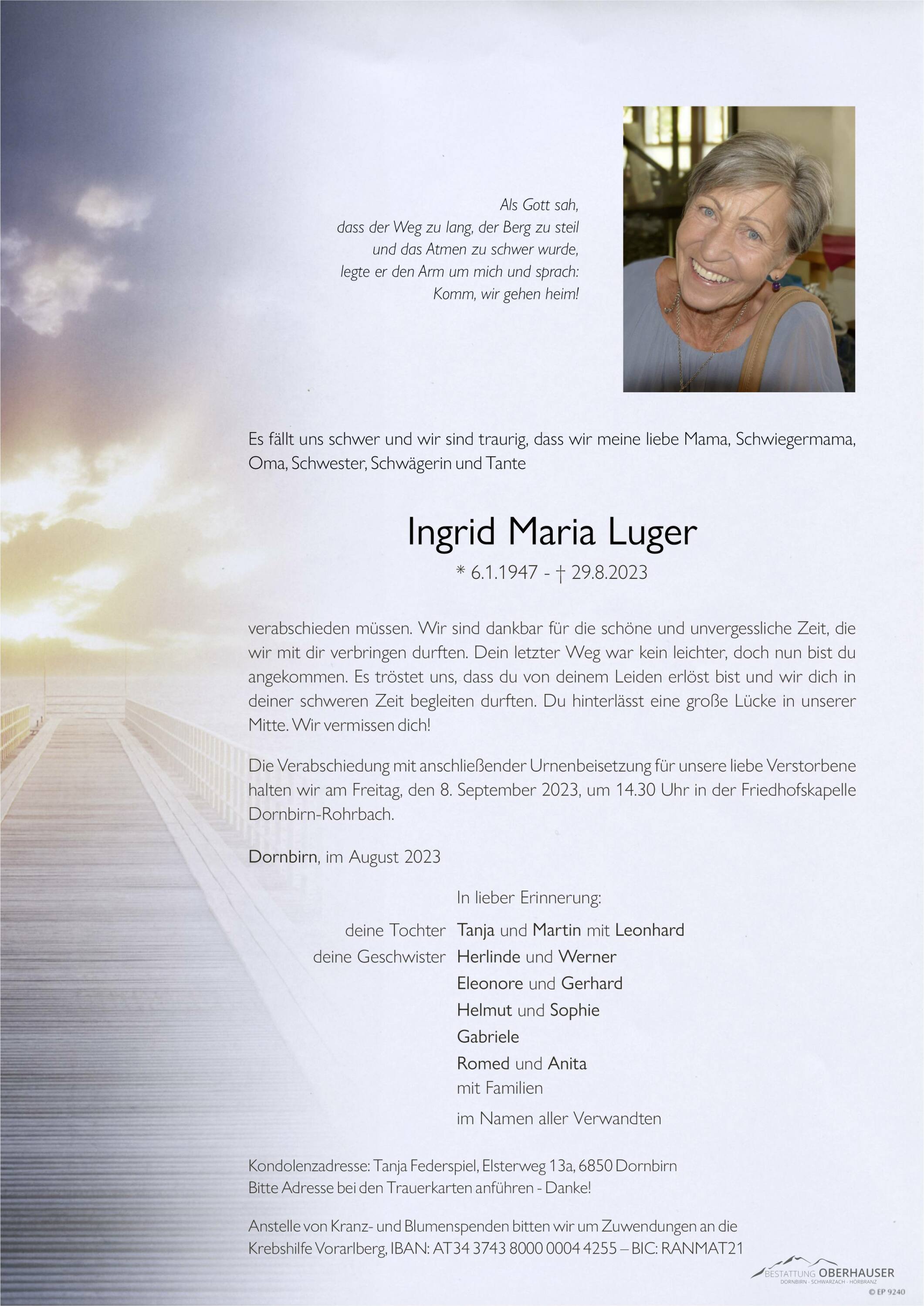 Ingrid Maria Luger